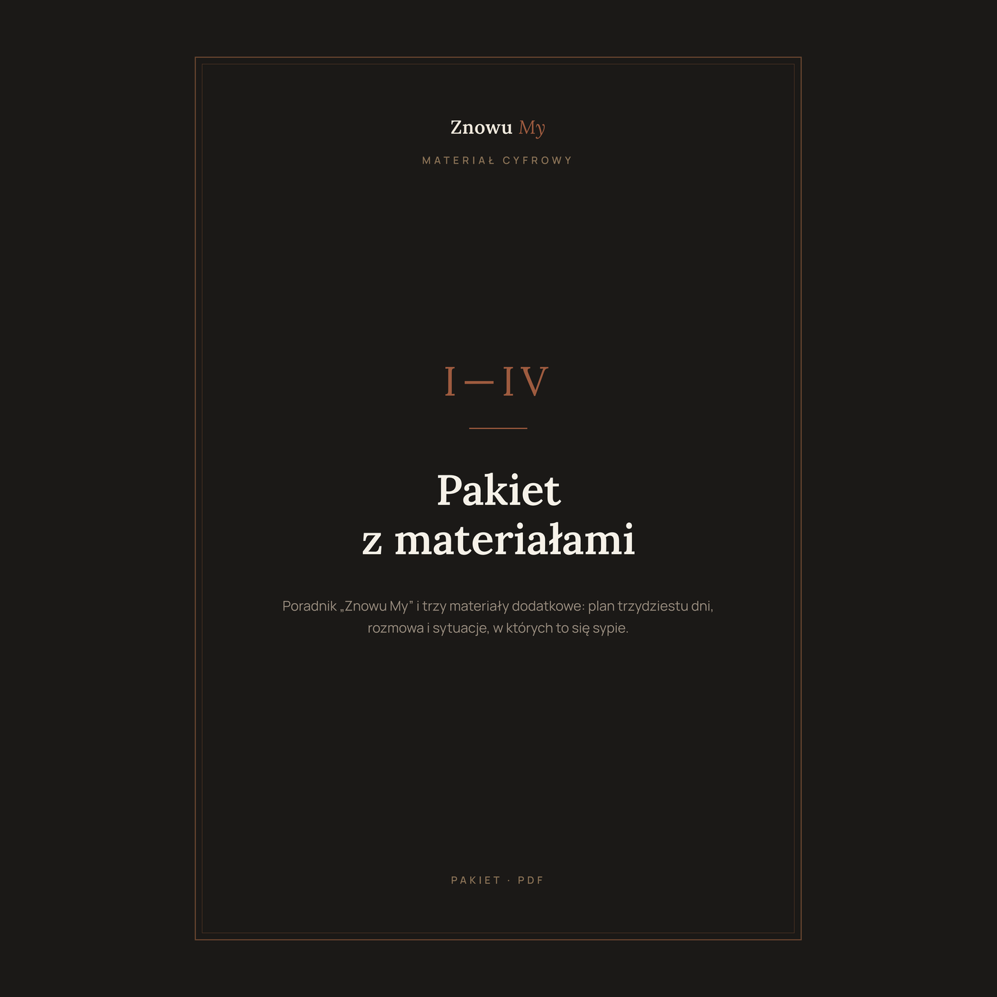 Pakiet - Materiały dodatkowe
